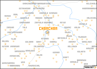 map of Cham Cham