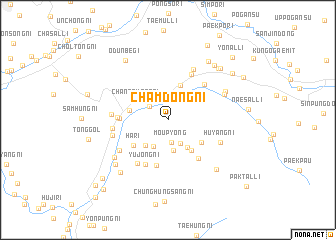 map of Chamdong-ni