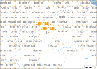 map of Chameau