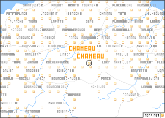 map of Chameau