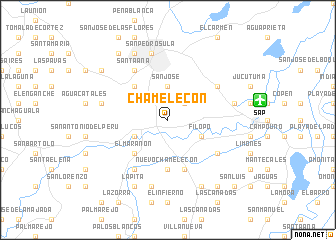 map of Chamelecón