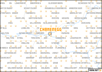 map of Chameregg