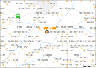 map of Chamiāna