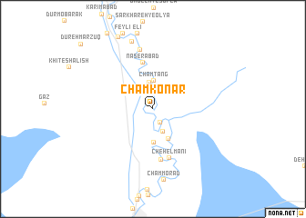 map of Cham Konār