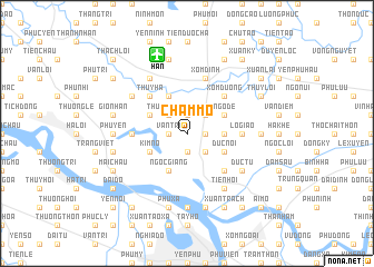 map of Châm Mo