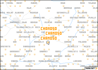 map of Chamoso