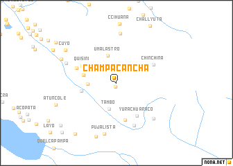 map of Champacancha