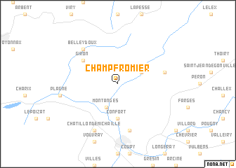 map of Champfromier