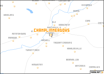 map of Champlin Meadows