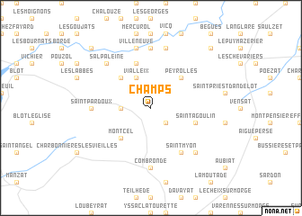 map of Champs