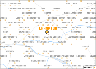 map of Champton