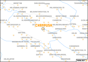 map of Champūsh