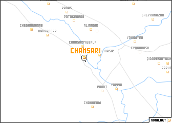 map of Chamsarī