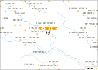 map of Cham Shīr