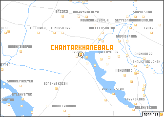 map of Chamtar Khān-e Bālā