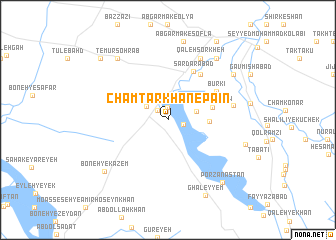 map of Chamtar Khān-e Pā\