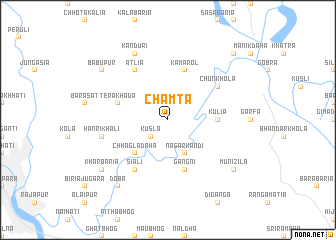 map of Chāmta