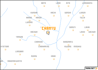 map of Chāmyu