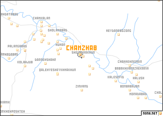 map of Cham Zhāb