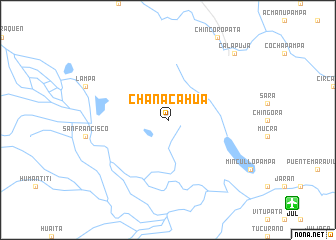 map of Chañacahua