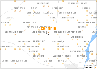 map of Chanais