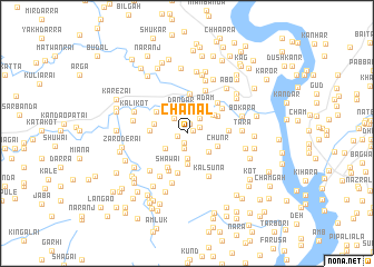 map of Chanāl