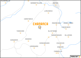 map of Chañanca