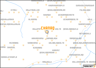map of Chanāq