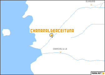 map of Chañaral de Aceituna