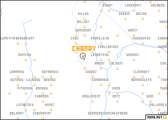 map of Chanay