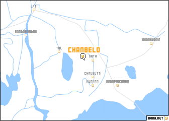 map of Chān Belo