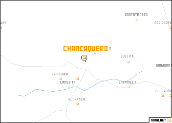 map of Chancaquero