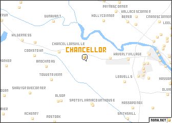 map of Chancellor