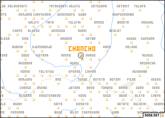 map of Chʼanchʼo