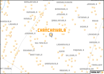 map of Chanchriwāla