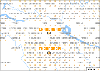 map of Chandabāri