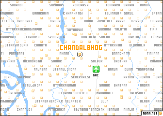 map of Chandālbhog