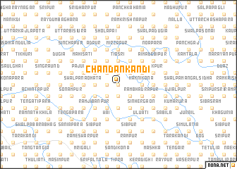 map of Chandankāndi