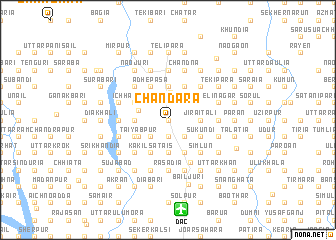 map of Chandāra