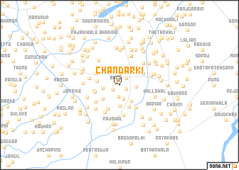 map of Chāndarki