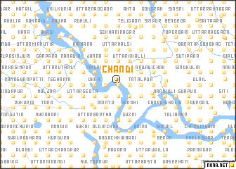 map of Chāndi