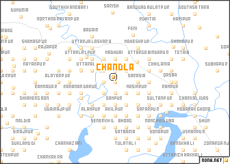 map of Chāndla