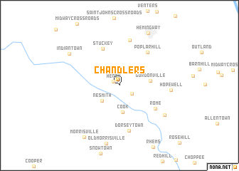 map of Chandlers