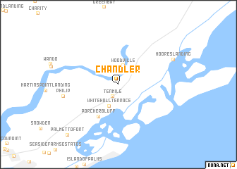 map of Chandler