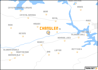 map of Chandler