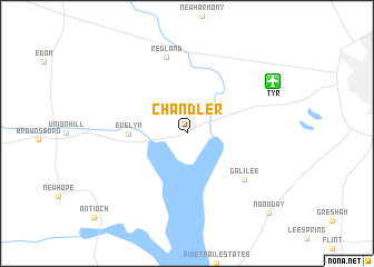 map of Chandler