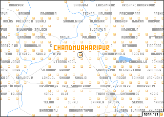 map of Chandmua Haripur