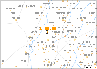map of Chandna