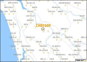 map of Chandor