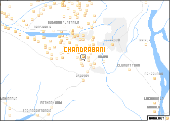 map of Chandrabani